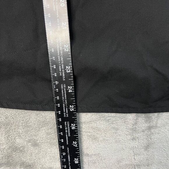 Figs Rafaela Oversized Scrub Top Black Size Large Medical First Responder - Picture 4 of 8